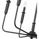 Savanne 6 Light 24.1 inch Matte Black Chandelier Ceiling Light